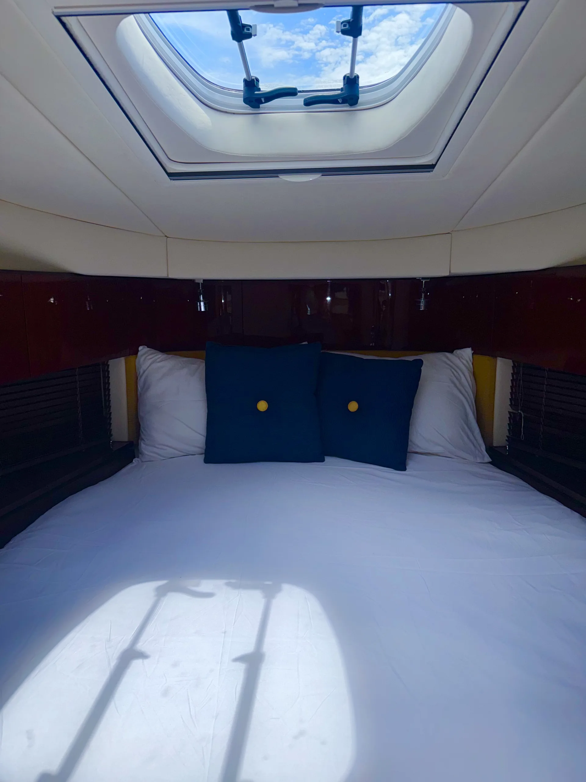 The master stateroom's double berth